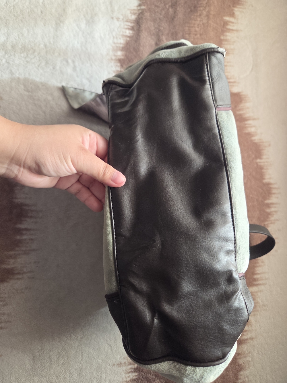 Juicy Couture Mint and Brown Logo Tote Bag - Picture 3 of 6